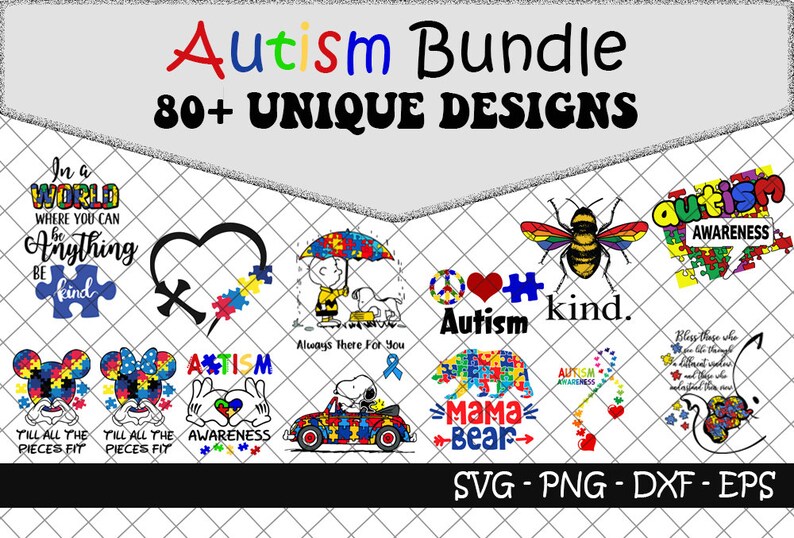 Download 80 Awareness bundle svg autism bundle svg autism svg | Etsy