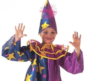 Star Clown Harlequin Child Costume