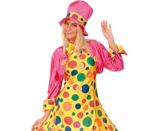 Clown Mädchen Kleid