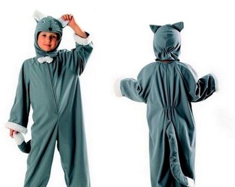 Cat grey costume