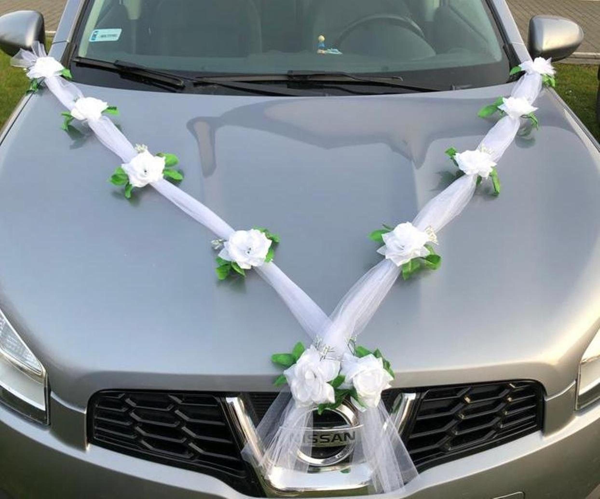 GRAZDesign Autoaufkleber Hochzeit personalisiert mit Namen, Auto-Aufkleber  Just Married, weiß 70x28cm : : Auto & Motorrad