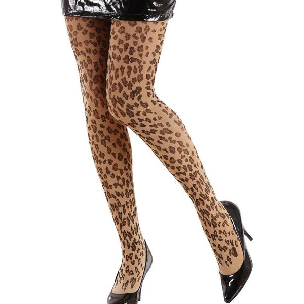 Strumpfhose Leopardmotiv