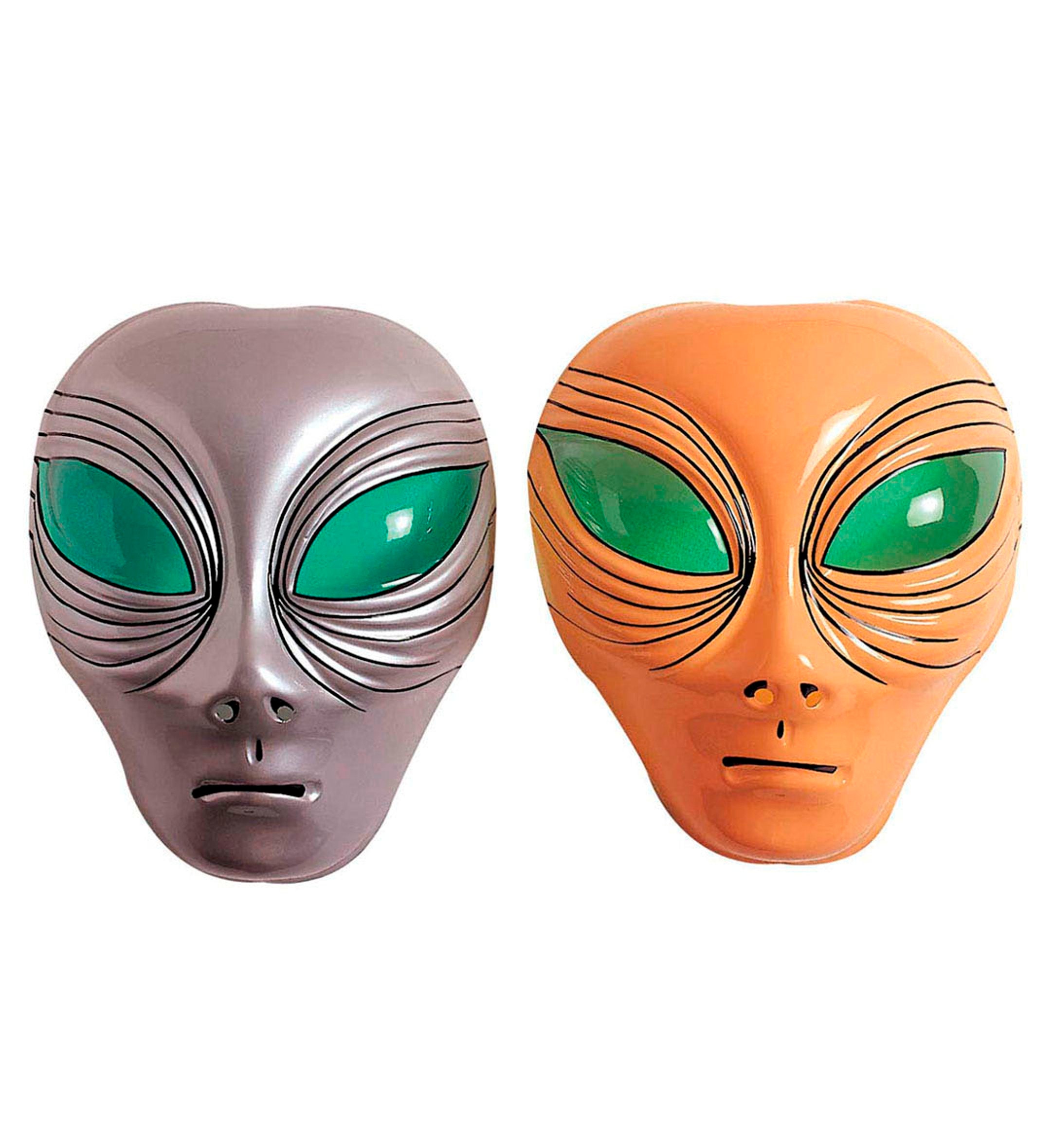 Mascara Alien fluor con tela - Comprar por Mayor