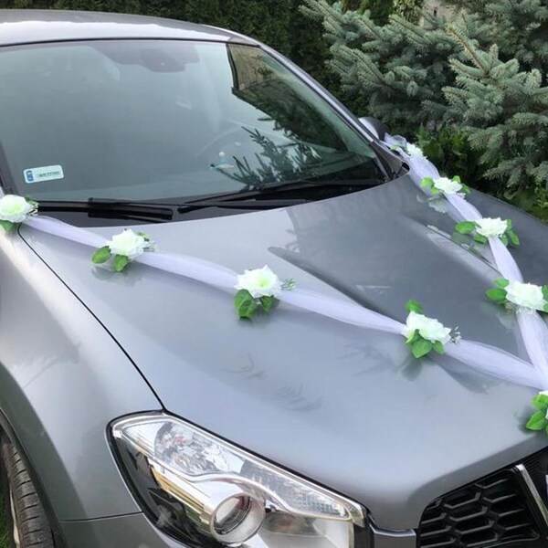 Wedding Car Decoration Etsy