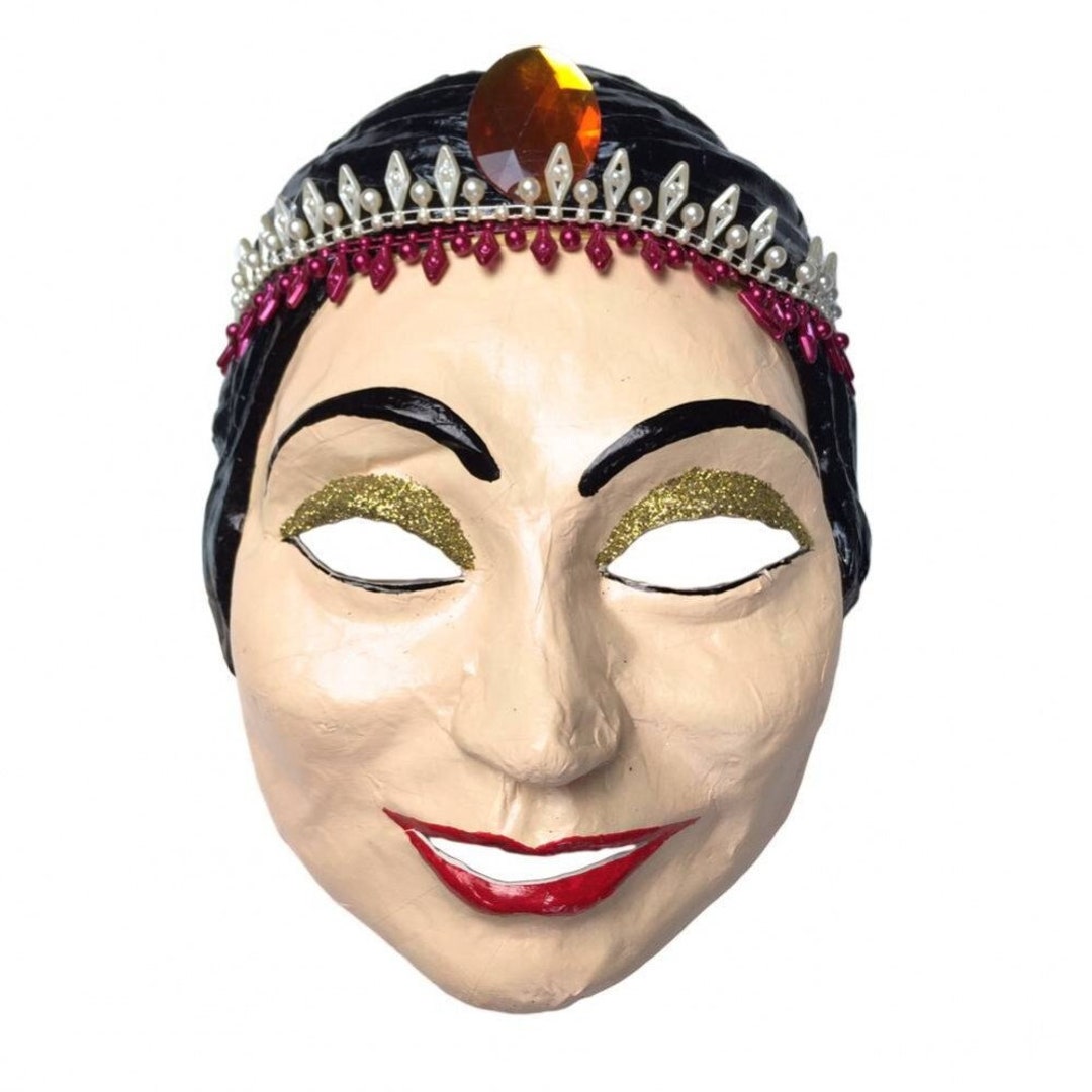 Harem Lady Theatre Mask Etsy