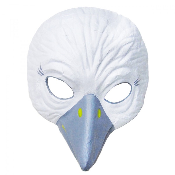 Masque de théâtre colombe blanche