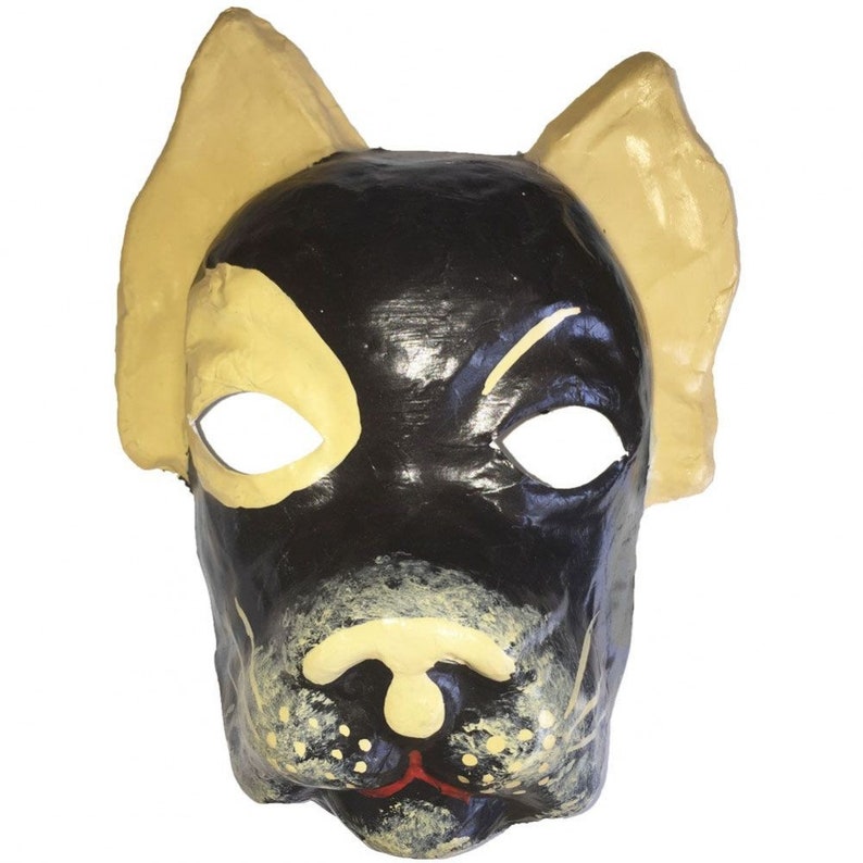 Boxer Dog Black/light Brown Theatre Mask Etsy