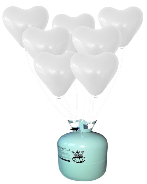 Talla recibir condón 25 globos de corazón incl. globo de gas helio boda - Etsy España