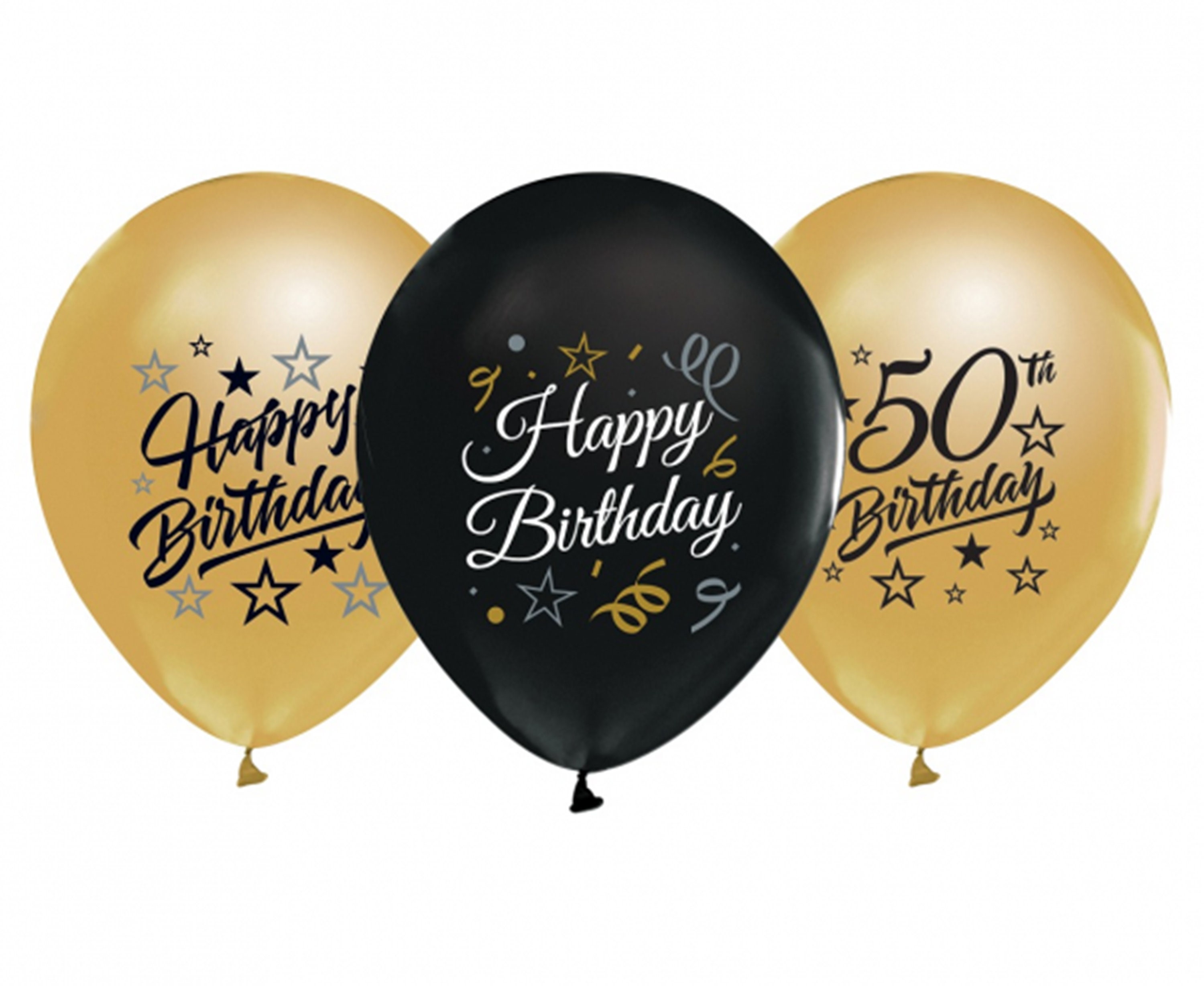 Geburtstag Deko Set Schwarz & Rose Gold - Inkl. 32" Zahl Ballon, Banner, Krone, 16 Latexballons, 8 Konfetti Ballons, Cake Topper & Streamer | Für 25. Geburtstag Oder Allgemeine Feiern