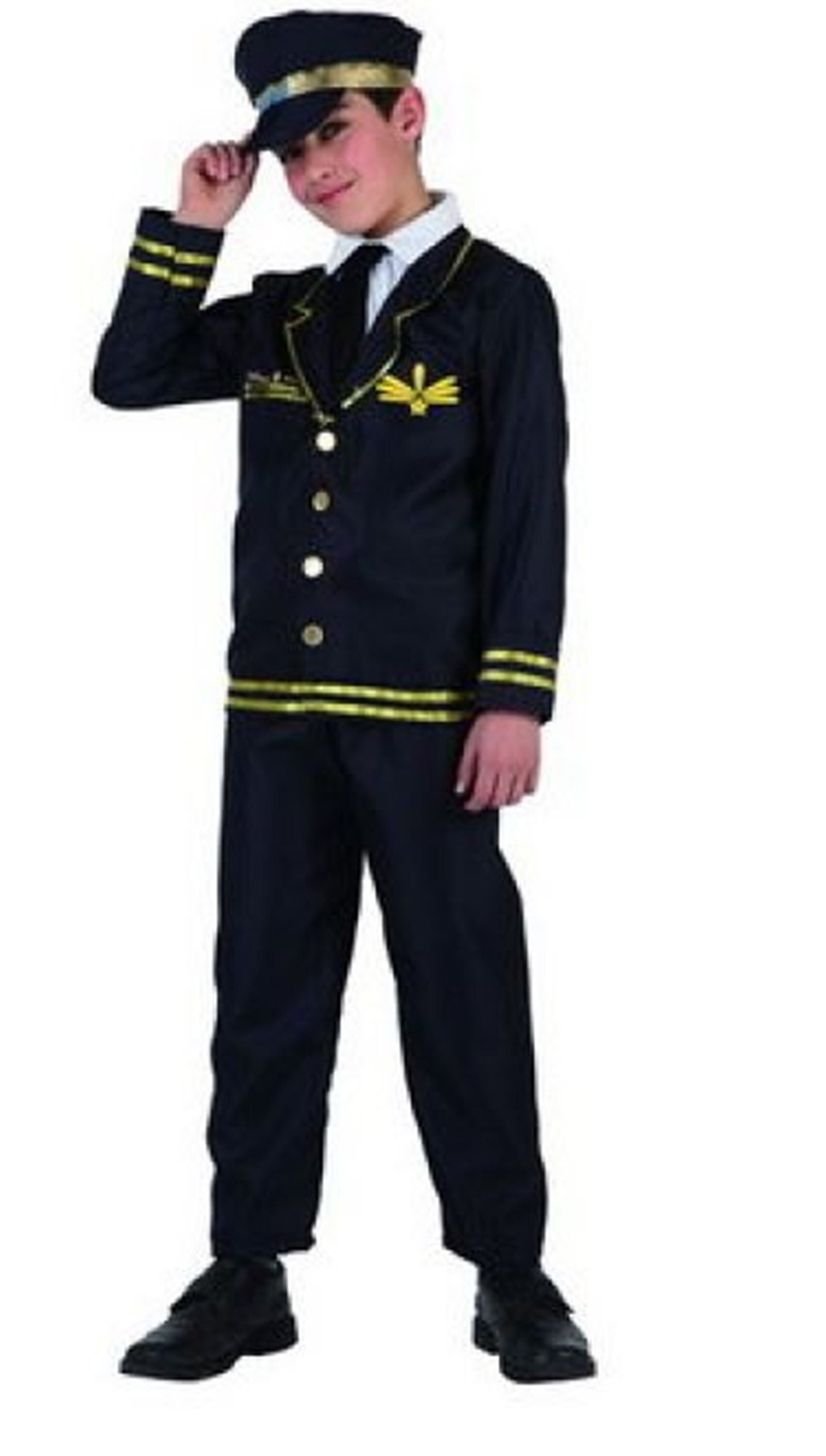 Dress Up America Pilot Costume for Kids - Airline Captain Uniform - Career  Day Dress Up for Children