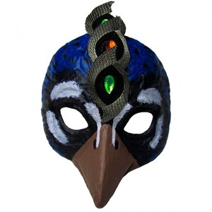 Blauer Pfau Theatermaske