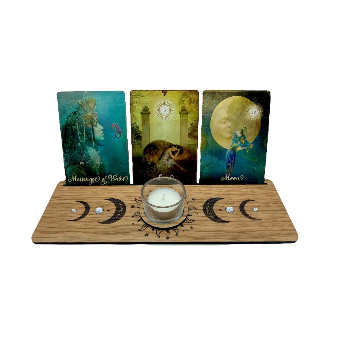 Tarot Card Holder Tarot Desk Stand Oracle Card Alter Sun Etsy UK