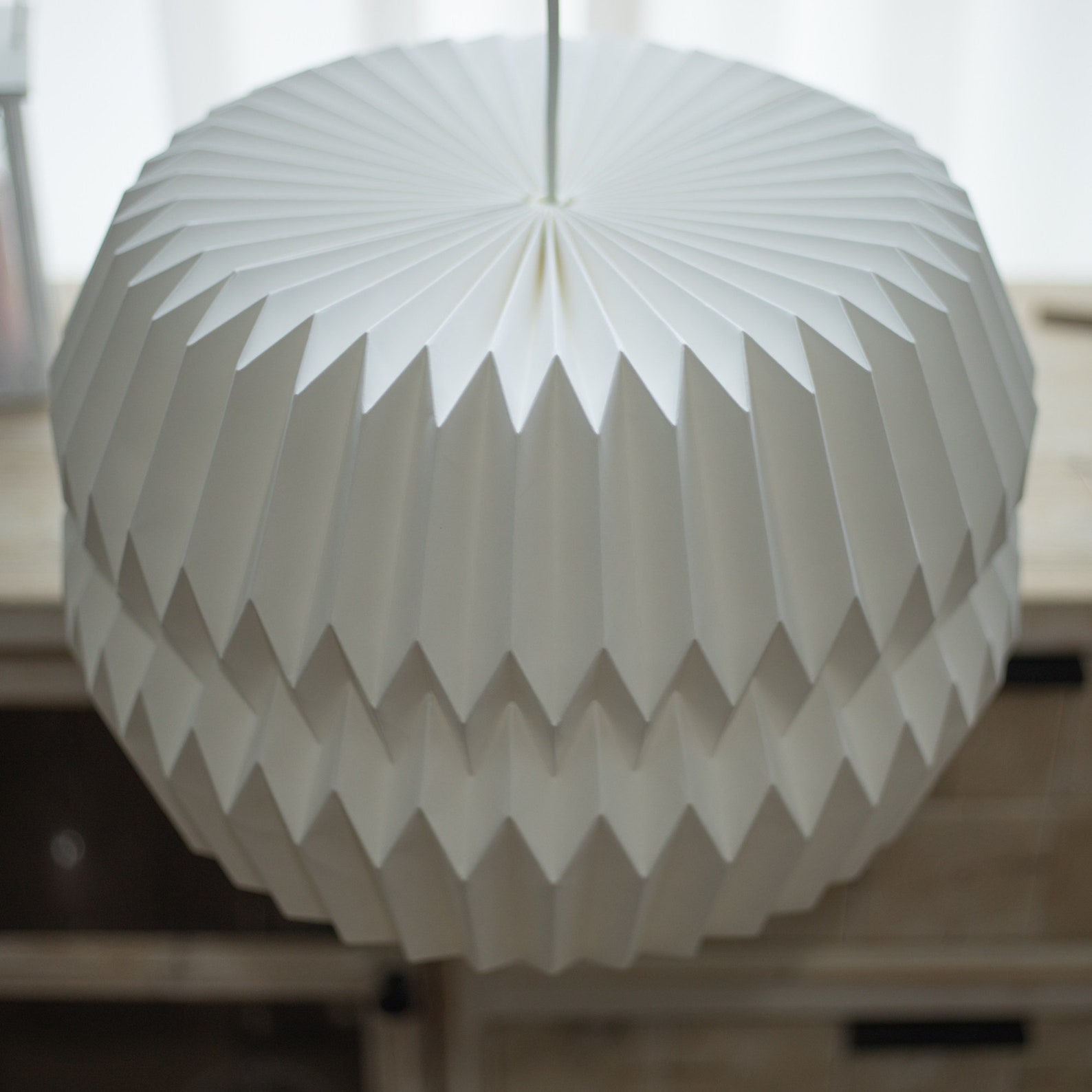 White Paper Lampshade Ceiling circular Lampshade Pendant Etsy