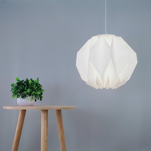 White Origami Lampshade , Minimalist Pendant Lights,Folded paper lamps,Home&Party Decor