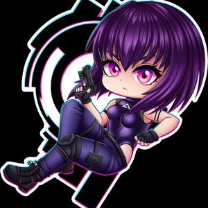 Motoko Kusanagi Sticker - Etsy