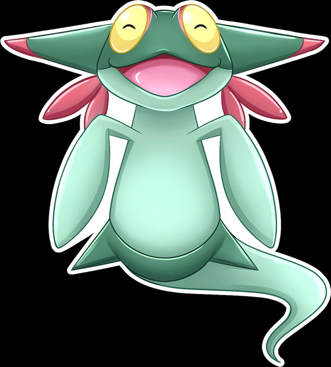Dreepy Vinyl Sticker - Dragon Ghost Pokemon - Etsy