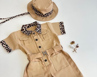 Safari Mickey Mouse Inspired Costume, Zookeeper Toddler Birthday Photoshoot, Safari Theme Birthday, Wild Theme Costume, Halloween Outfit