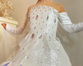 Elsa Inspired Costume / Elsa 2 Inspired Costume/ Frozen Costume / Frozen 2 Dress / Toddler Elsa Dress