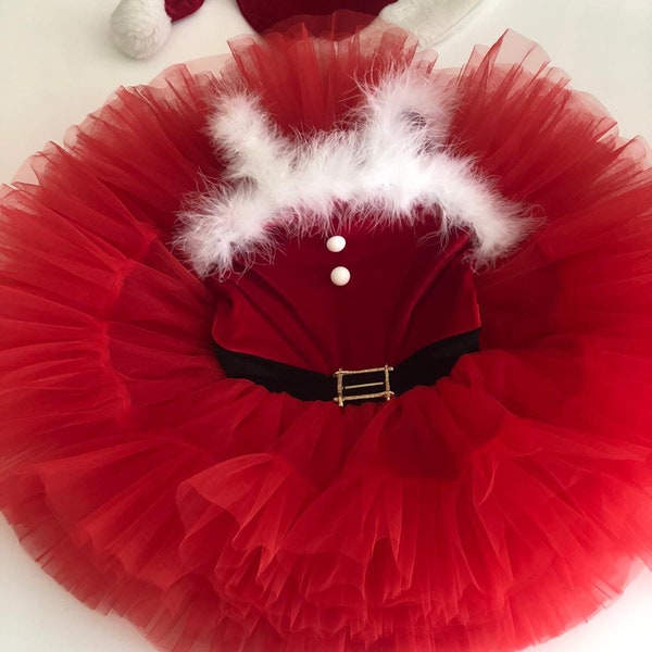 Christmas Dress / Christmas Girl Dress / Santa  Girl Dress/ Noel Girl Dress / Christmas Toddler Dress