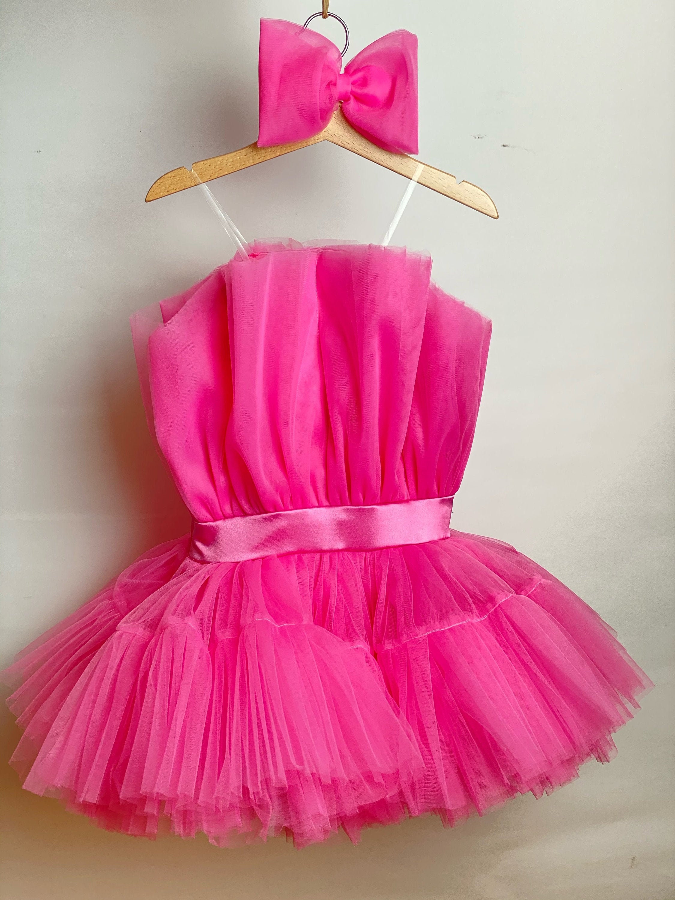 Birthday Barbie Dress/Birthday Outfit/Photoshoot Outfit/ Girl | Etsy