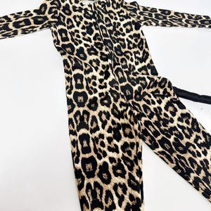Cheetah Costume, Leopard Toddler Girl Costume, Girl Halloween Costume, Leopard Toddler Jumpsuit, Toddler Girl Catsuit