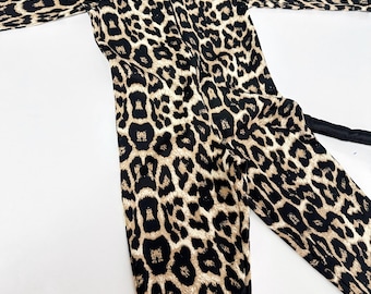 Cheetah Costume, Leopard Toddler Girl Costume, Girl Halloween Costume, Leopard Toddler Jumpsuit, Toddler Girl Catsuit