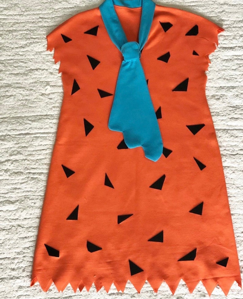 Flintstone Costume/Flintstone Dress/Fred Flintstone Costume image 1