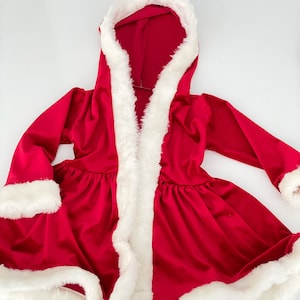Christmas Girl Cloak, Santa Claus Cloak, Toddler Noel Cloak, Girl Christmas Costume, Christmas Photography