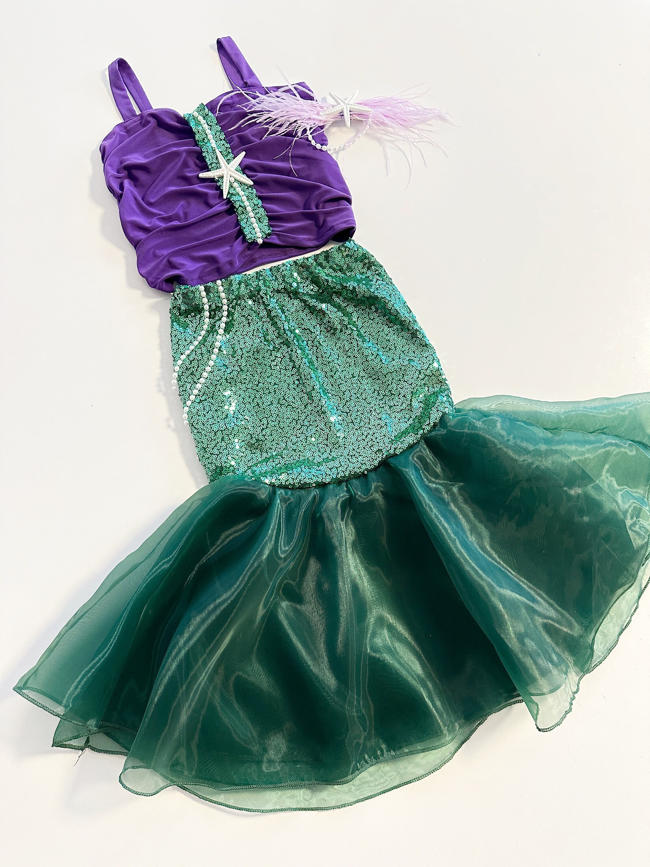floral mermaid prom dress Sheer-Bodice Long Pastel Mermaid Prom Gown