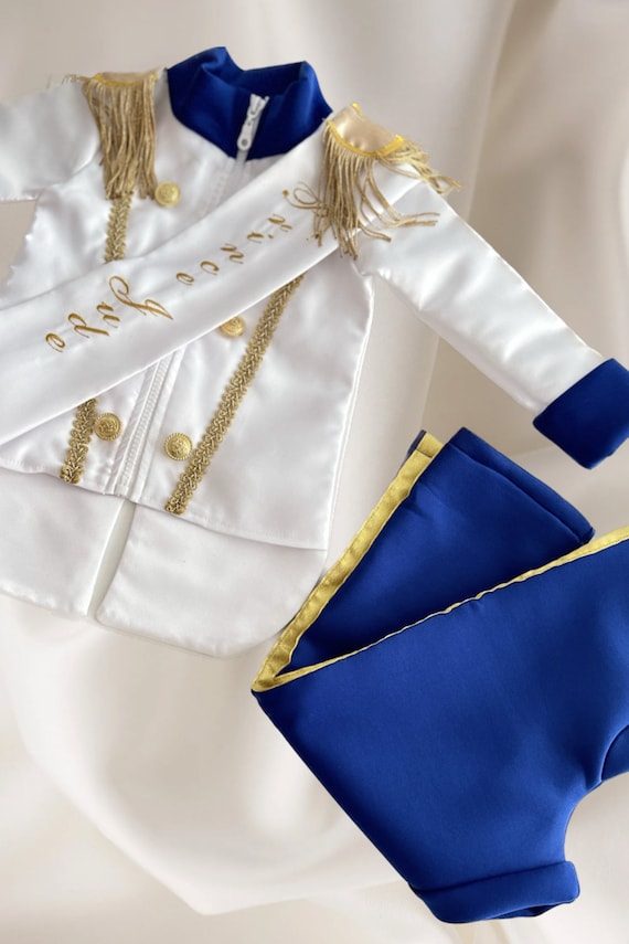 Costume da principe azzurro, vestito per il primo compleanno