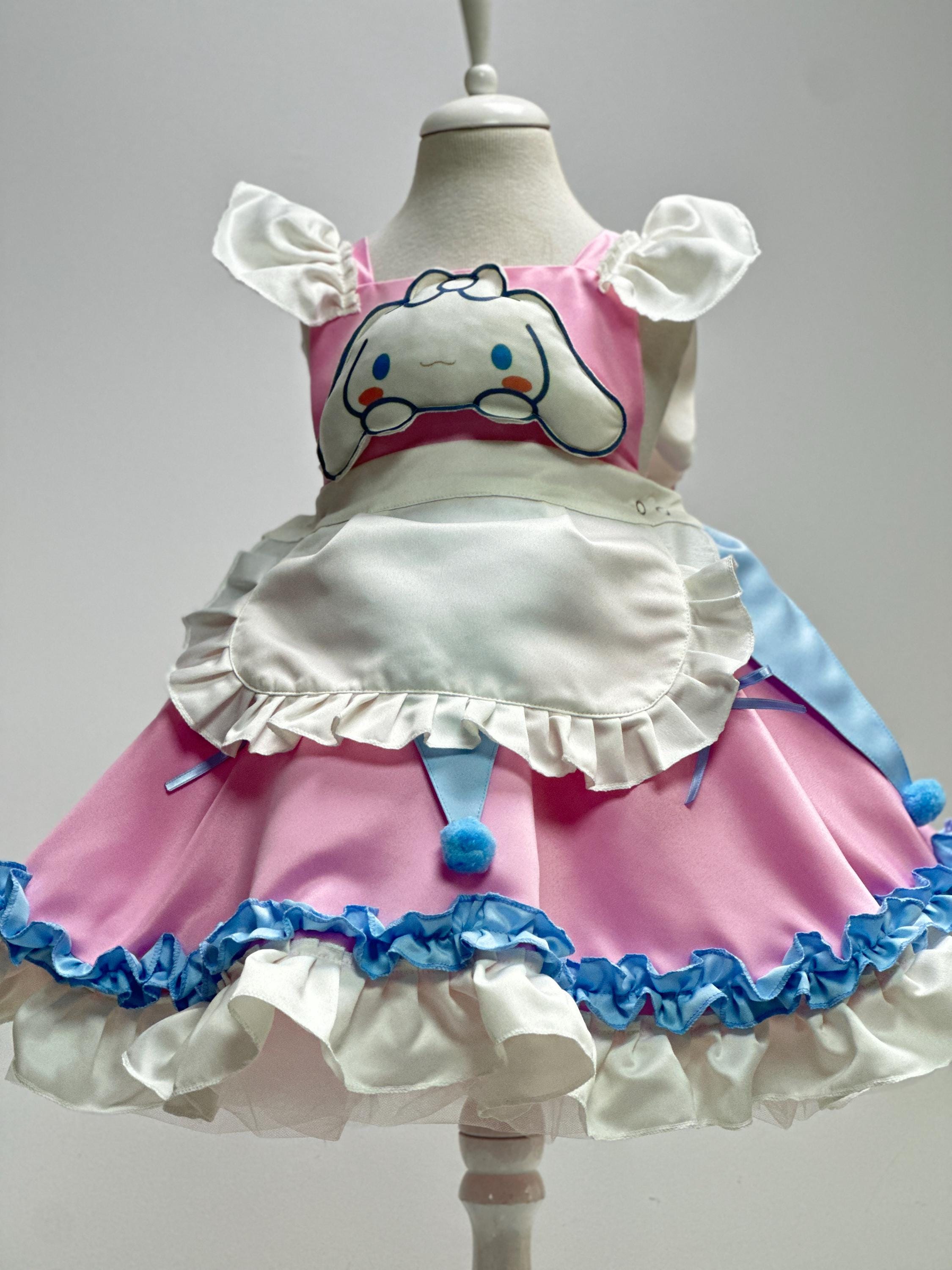 cinnamoroll dress for birthday party Dress her up in the dreamiest birthday outfit ever with the Spinkie   Cinnamoroll Flowers Tutu Dress. A special dress thats as fluffy as a cloud  and sweet as a dream. It features Spinkies whimsical