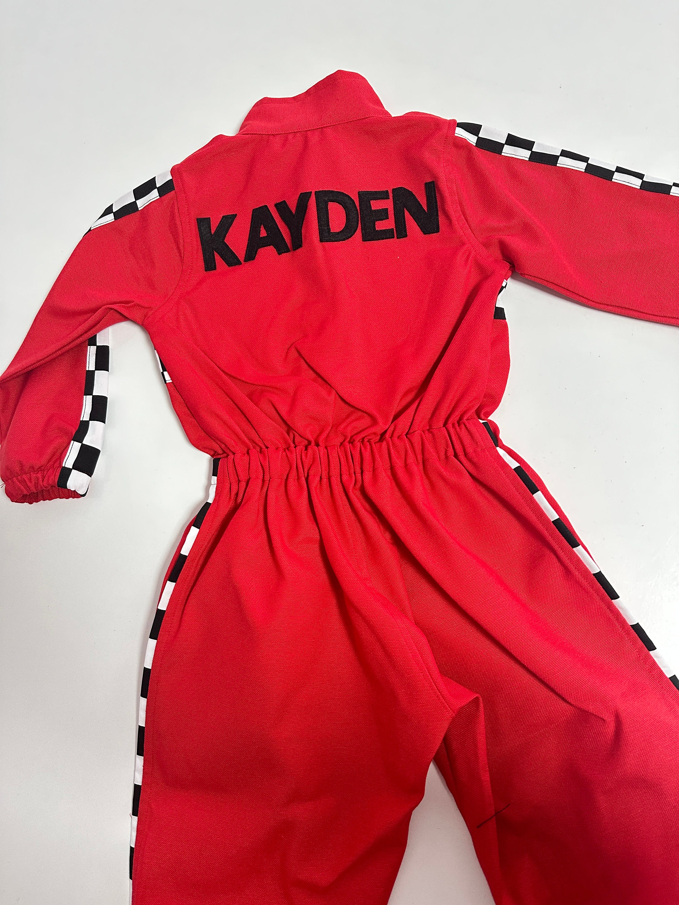 Red Racing Outfit Red Racing Suit, Unisex Red Racer Suit, Car Birthday Party Costume ...