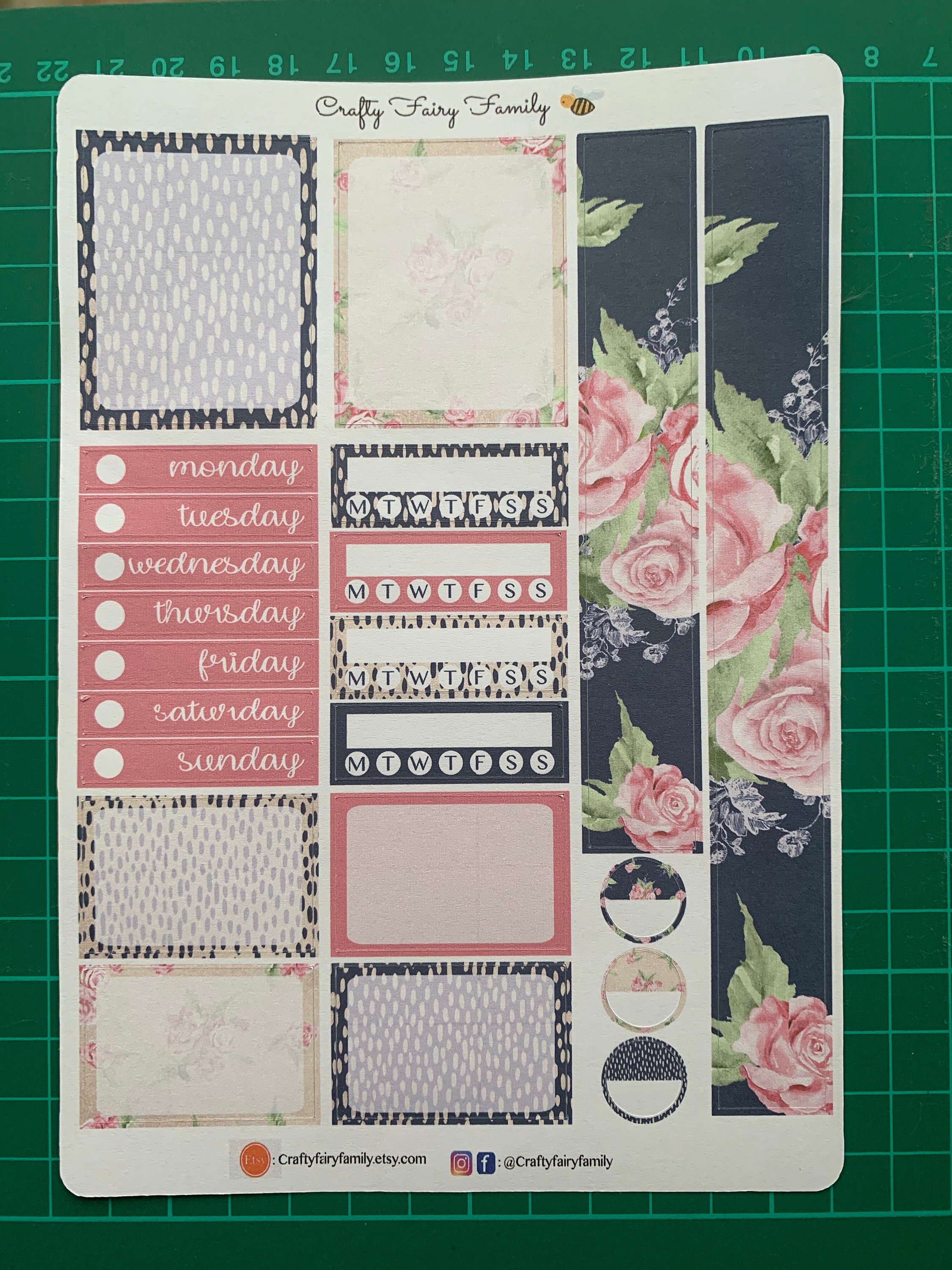 Weekly Planner Sticker Kit for Erin Condren or Any Sized Planner ...