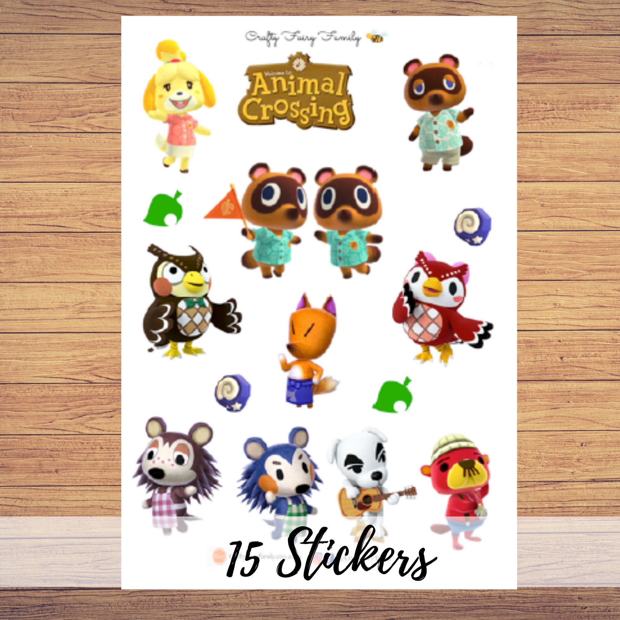 Animal Crossing New Horizons Stickers Personalised Etsy 日本