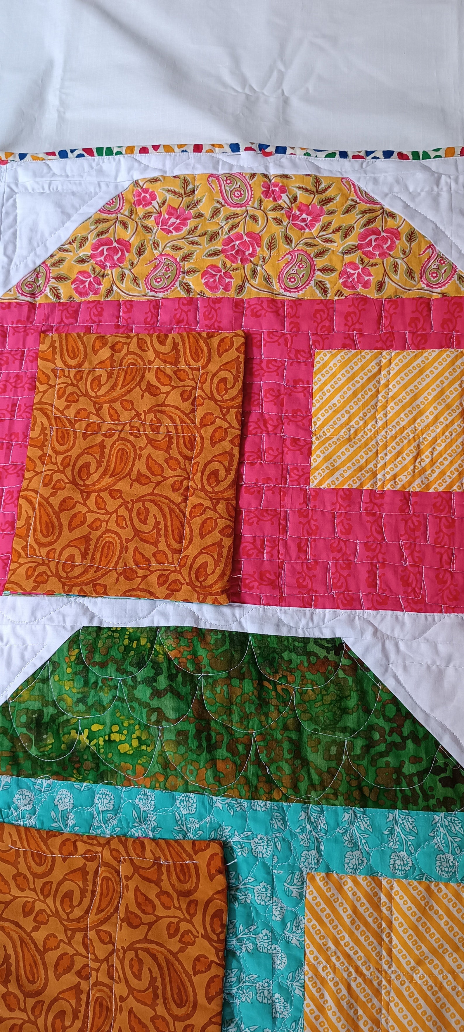 Buy PDF Pattern, Peekaboo House Quilt, Interactive Quilts, Baby Quilt