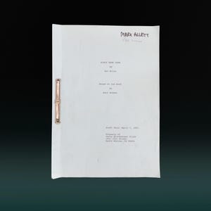 Black Hawk Down (2001) Originalproduktion använt manus - Ridley Scott