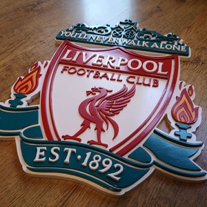 LIVERPOOL 3D WOOD HANDMADE