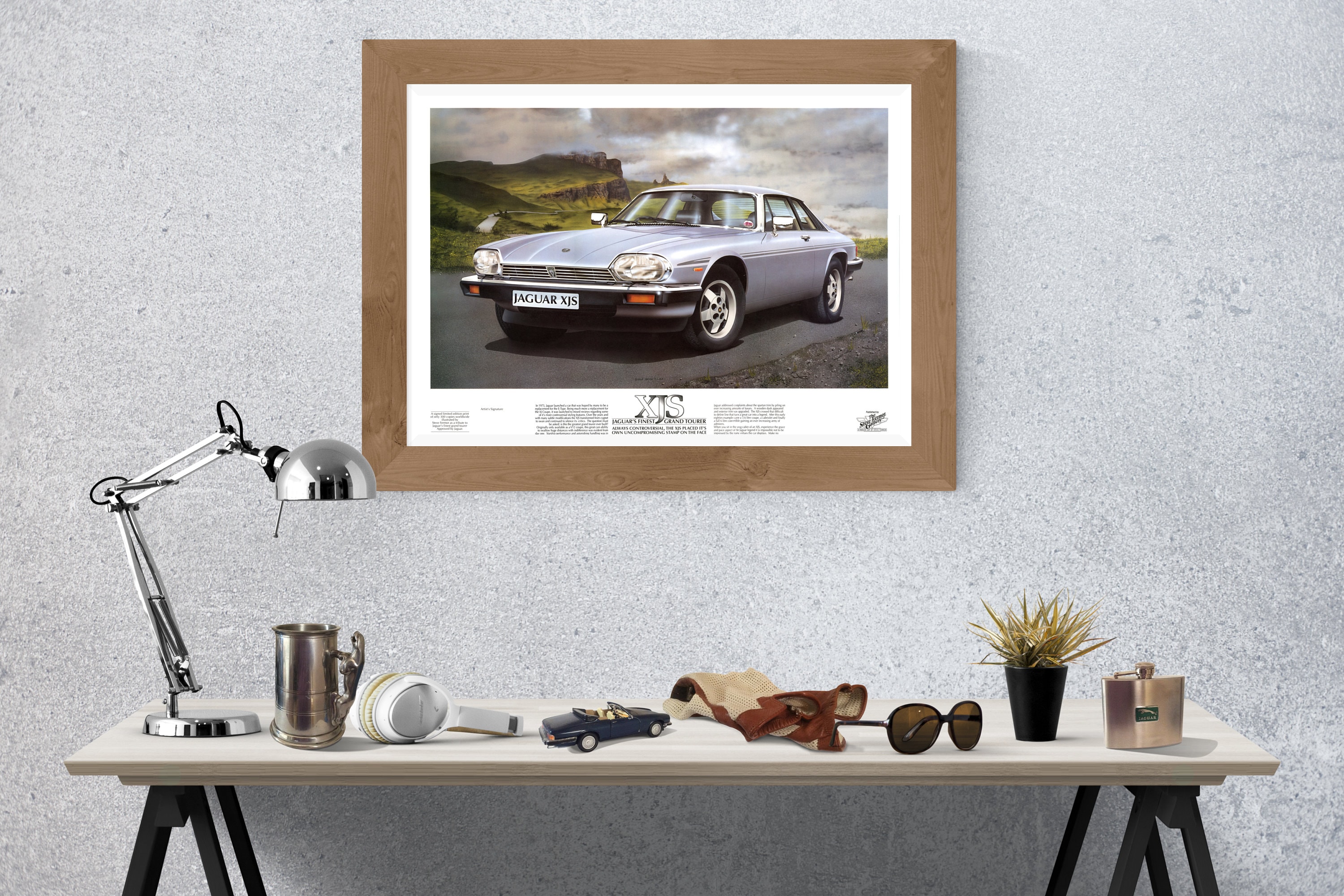Jaguar XJS Airbrush Signed Limited Edition Print - Etsy