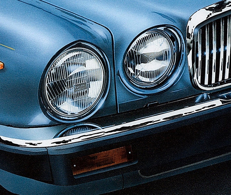 Jaguar XJ6 Series 3 airbrush art rare Limited Edition Print image 5