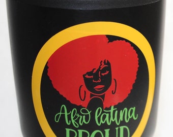 30 oz Tumbler Afro-Latina Pride