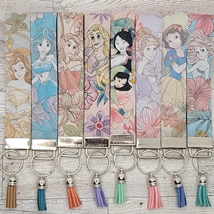 Floral Princess Keychains