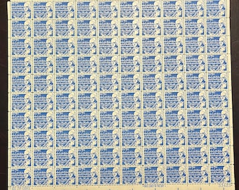 USPS Scott #1393D Benjamin Franklin 7 Cent Bogen mit 100 Briefmarken