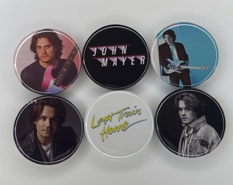John Mayer “Sob Rock” Album Button Set of 6 Pins 1.25” HQ