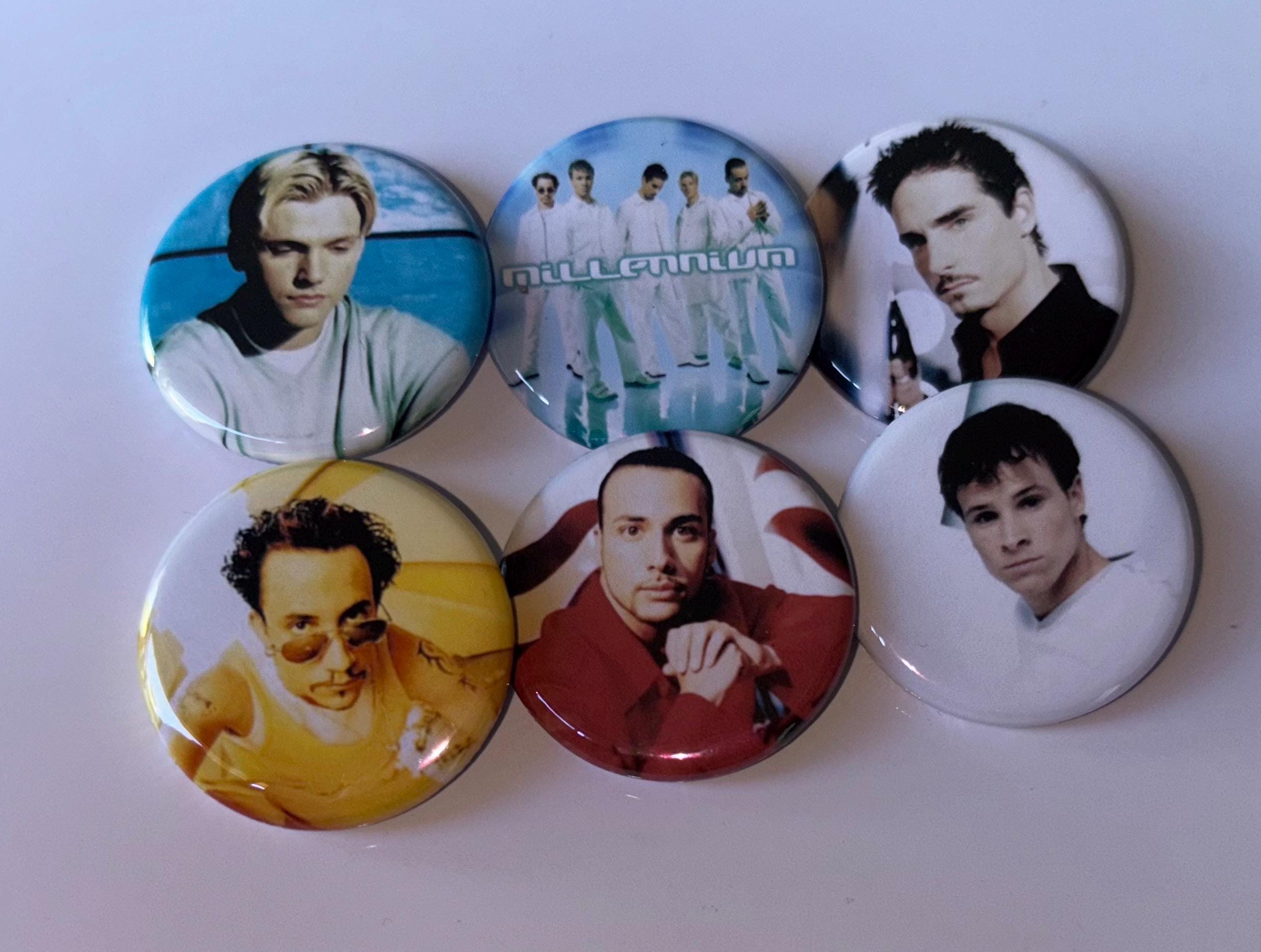 Backstreet Boys Millennium Button Set of 6 Pins 1.25” HQ