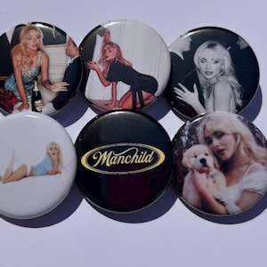 Sabrina Carpenter knappset med 6 stycken 3,5 cm hög kvalitet #2