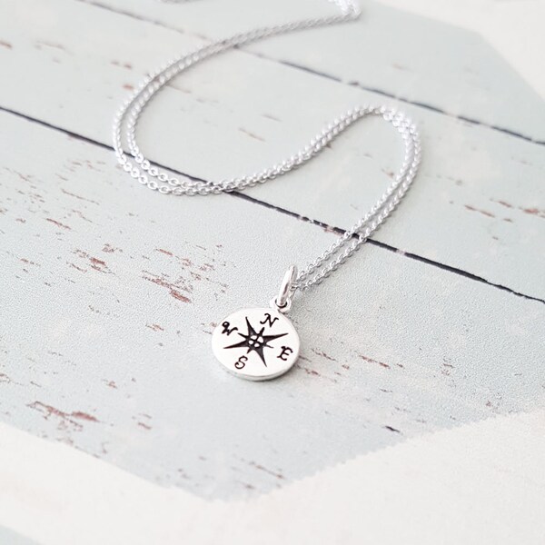 Compass Charm Etsy