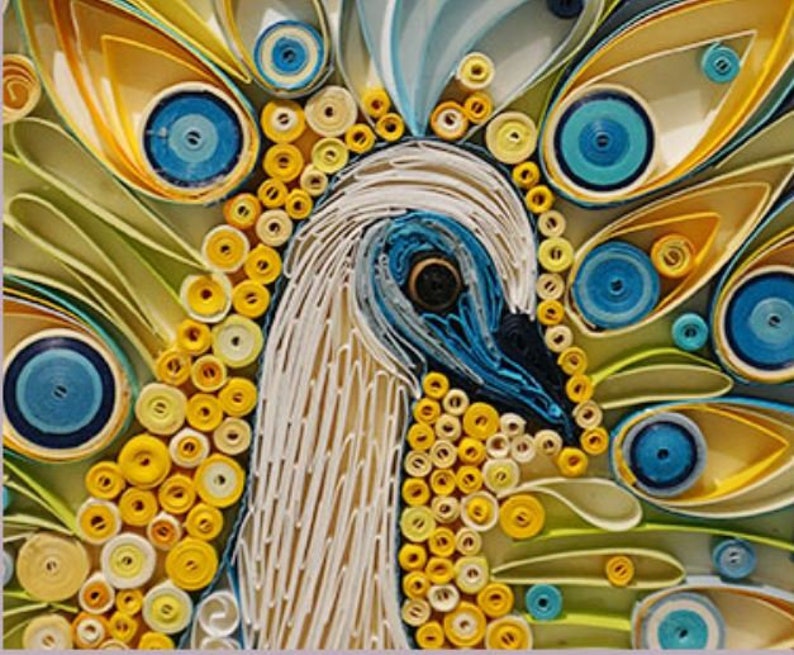 30 x 30cm Quilling Art DIY Quilling Art Kit Quilling Paper Etsy