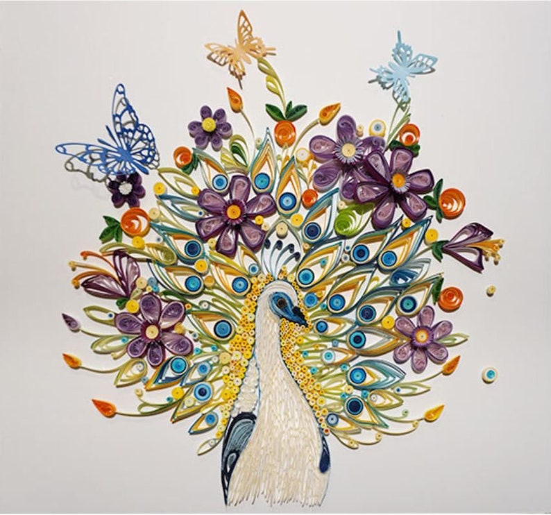 30 x 30cm Quilling Art DIY Quilling Art Kit Quilling Paper