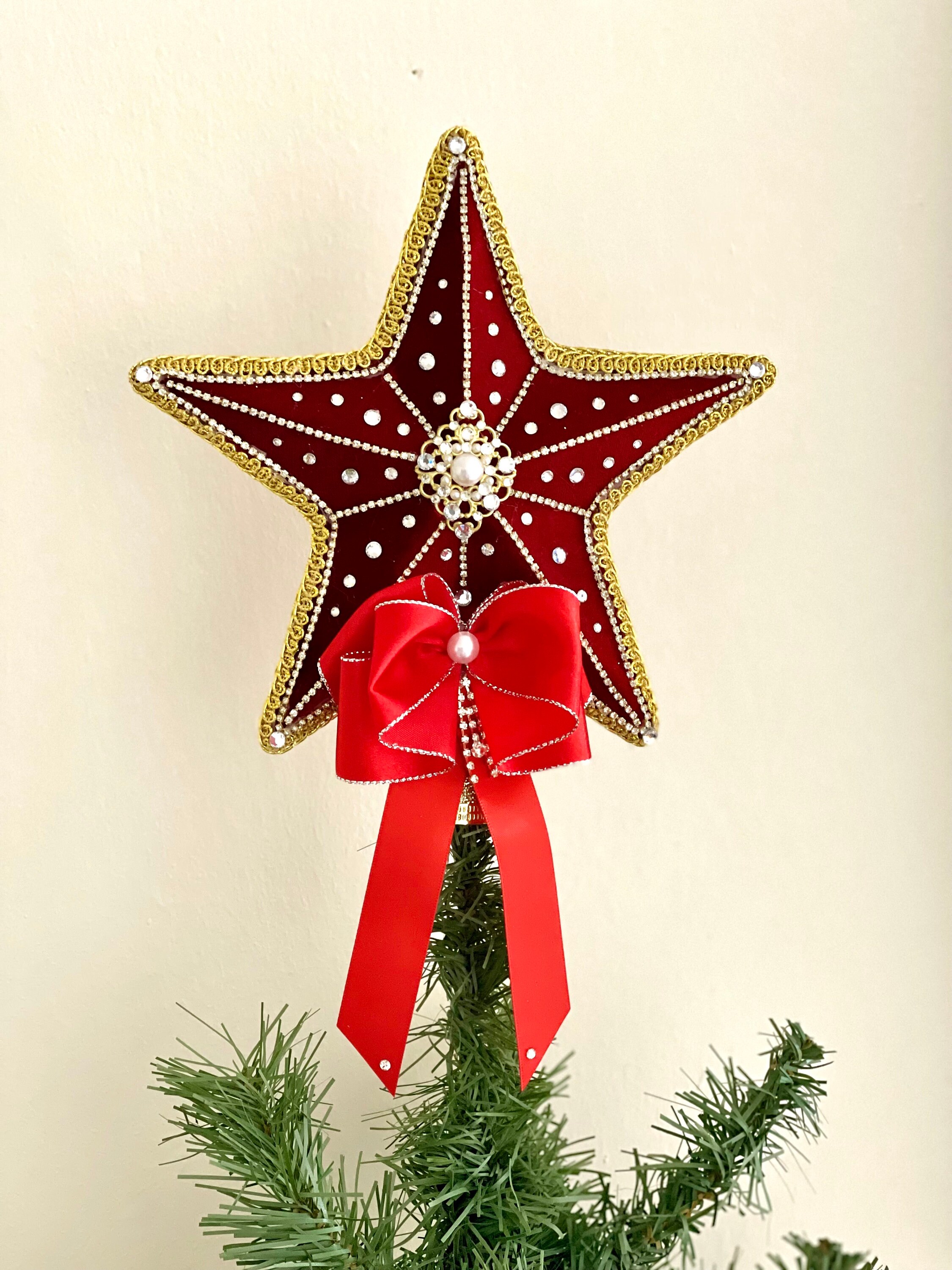 Mini Christmas Tree Decorations DIY Tree Topper- Christmas Star Free ...