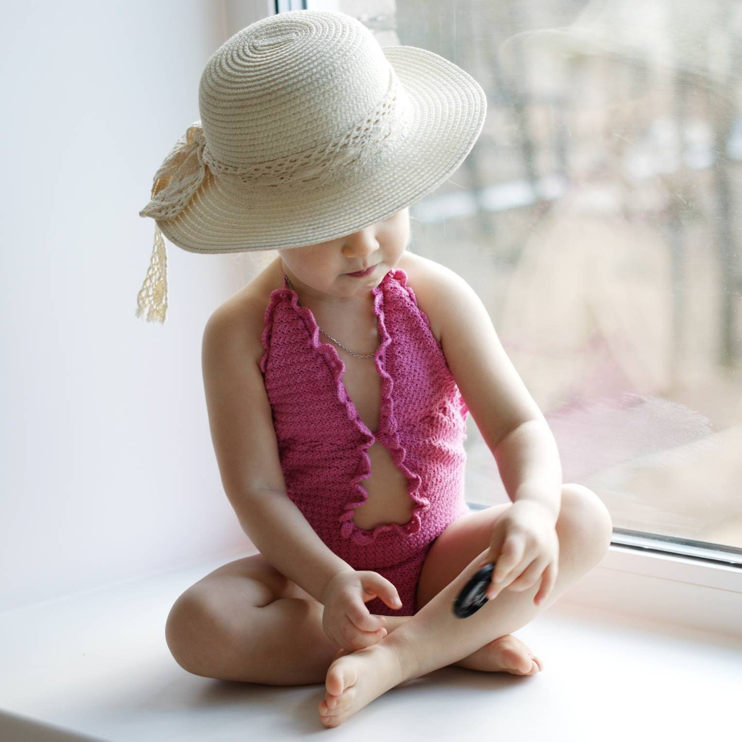 Swimsuit for baby girl cute swimsuit for infant with ruffles Etsy